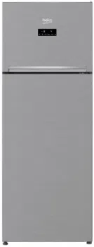 RDNE505E30ZXBN Refrigerator Beko RDNE505E30ZXBN, Silver, Total volume - 505L, 185x70x70.5cm, Refrigerator/Freezer volume - 347L/103L, Full NoFrost, Class - A++, Display , Up Freezer 2