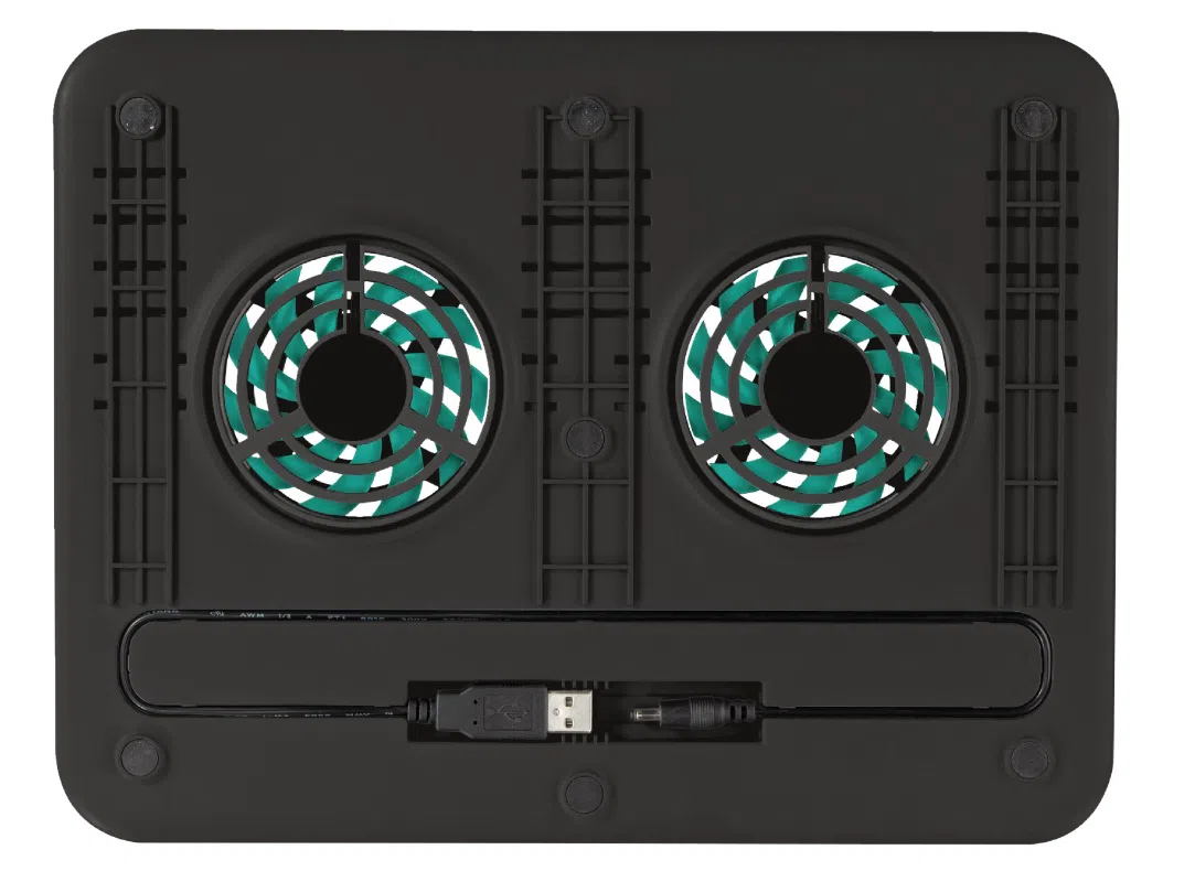 Trust Cyclone, Notebook Cooling Pad up to 16", 2 silent cooling fans, 8 step height-adjustable, Black 3