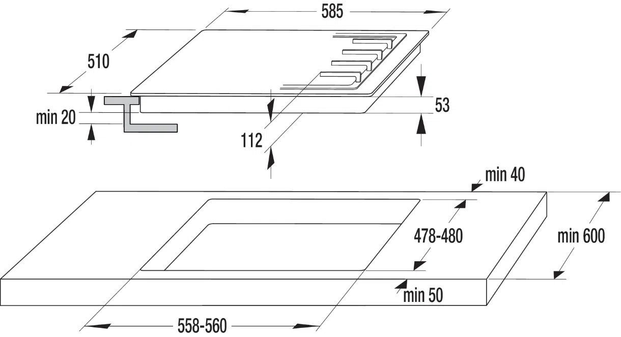 Газовая панель Gorenje GTW641EW 2