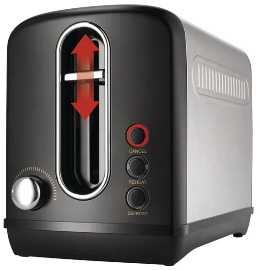 Тостер Gorenje T1100CLBK, Black/Inox 2