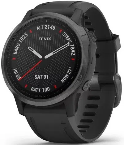 Smartwatch Garmin fēnix 6S Sapphire Carbon Grey/Black (010-02159-25) 2