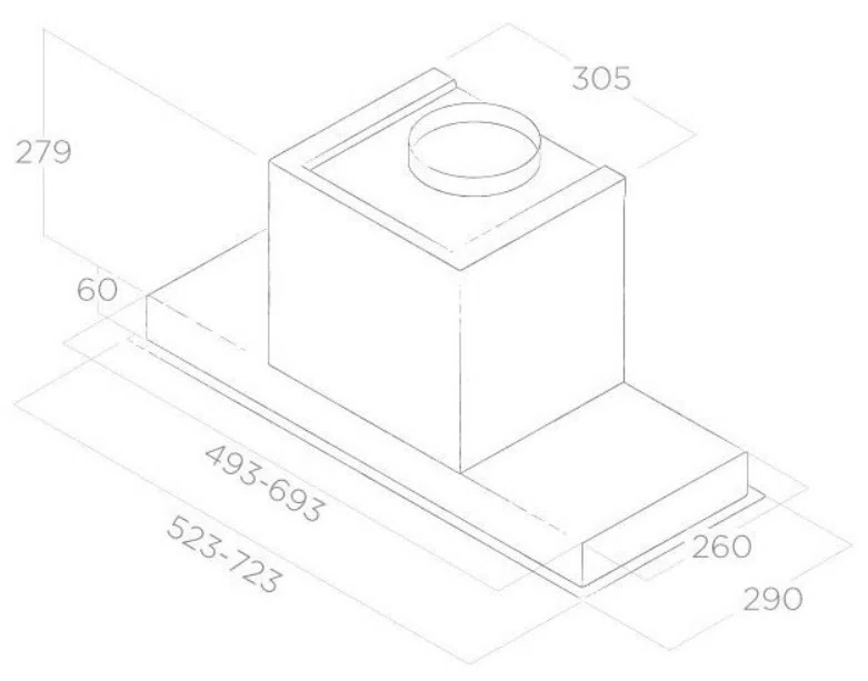 Hood Elica HIDDEN IX/A/60 4