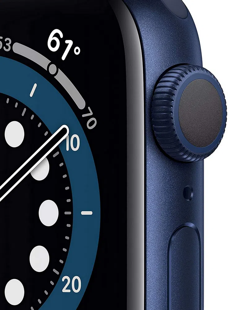 Ceas inteligent Apple Watch Series 6 GPS, 40 mm, Corp din aluminiu cu panglică sport de culoare Albastru închis 2