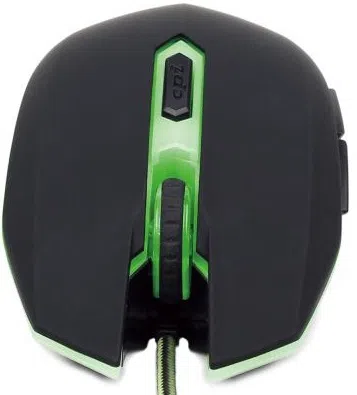 Компьютерная мышь Gembird MUSG-001-G Black/Green 3