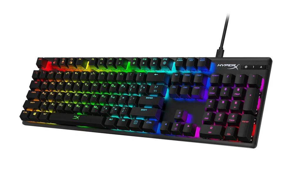 Клавиатура HyperX Alloy Origins, Проводное, Чёрный 2