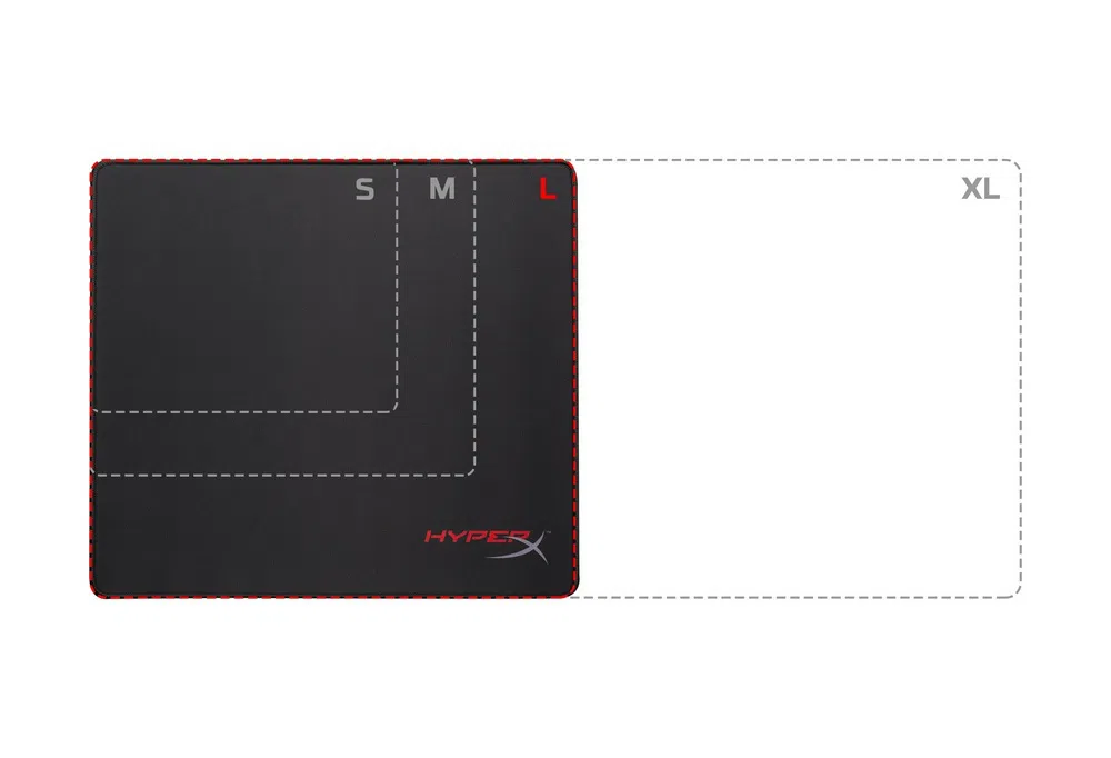 Mouse Pad pentru jocuri HyperX FURY S Pro, Large, Negru/Roșu