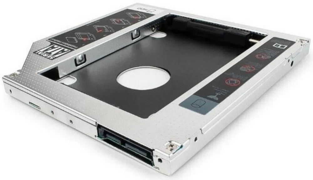 Slim mounting frame for 2.5'' drive to 5.25'' bay, for drive up to 9.5 mm, Gembird, MF-95-01 3