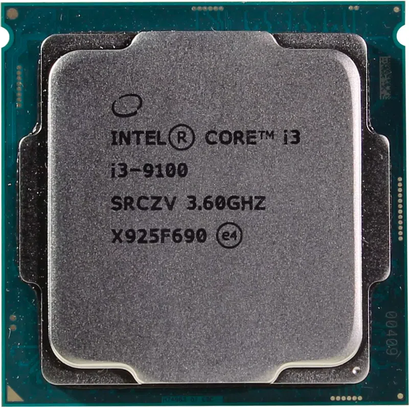 CPU Intel Core i3-9100 3.6-4.2GHz (4C/4T, 6MB, S1151,14nm, Integrated UHD Graphics 630, 65W) Box 2