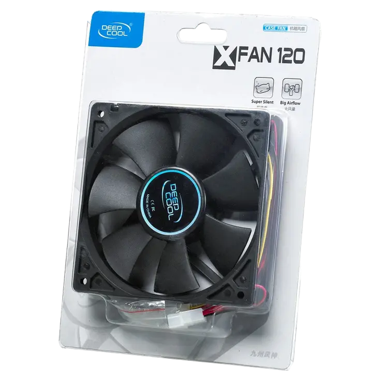 Вентилятор для ПК DeepCool XFAN120, 120 мм, Черный 3