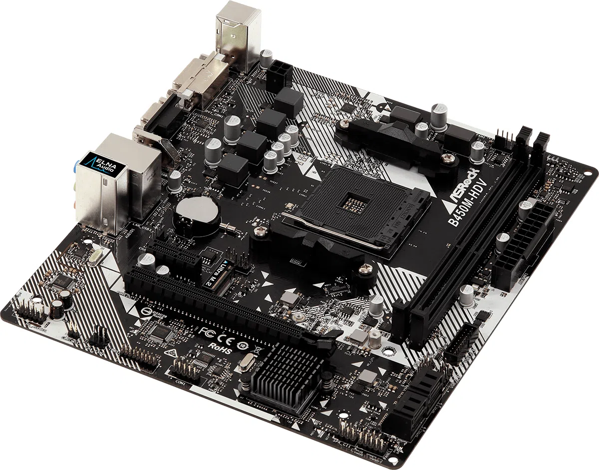 Материнская плата ASRock B450M-HDV R4.0 4