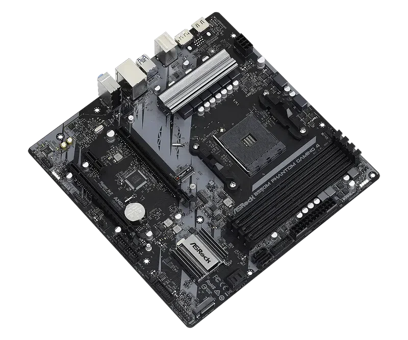 Материнская плата ASRock B550M PHANTOM GAMING 4, Black 4