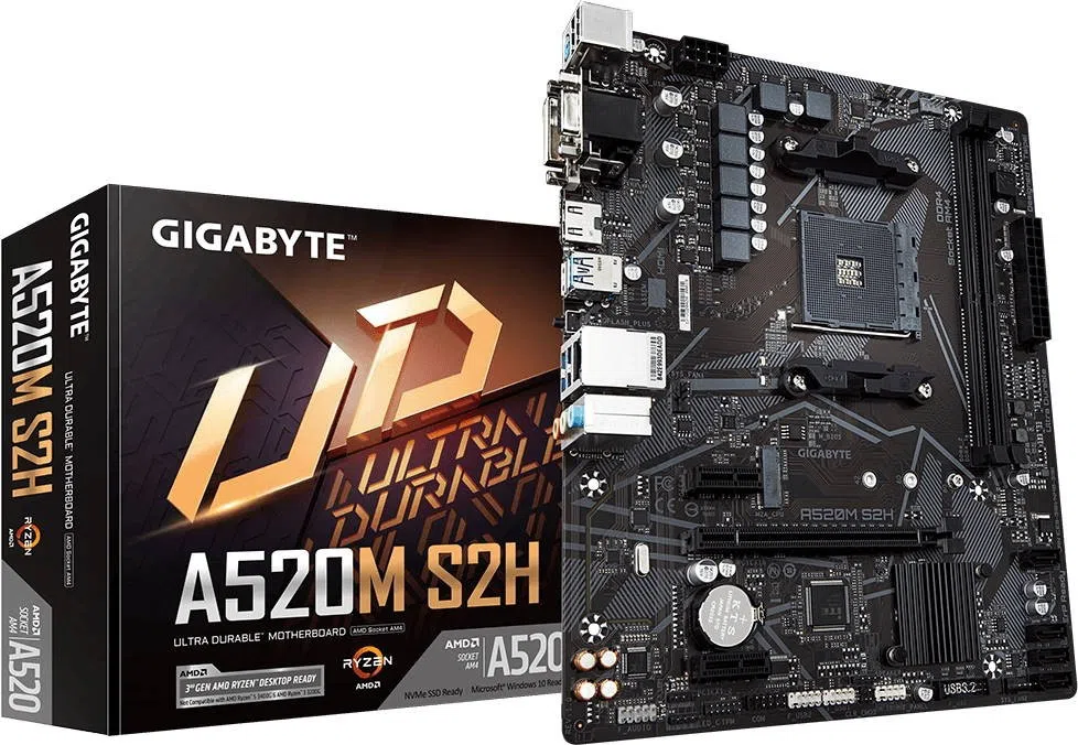 Материнская плата Gigabyte A520M S2H 2