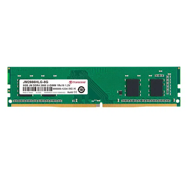 .8GB DDR4- 2666MHz Transcend PC21300, CL19, 288pin DIMM 1.2V