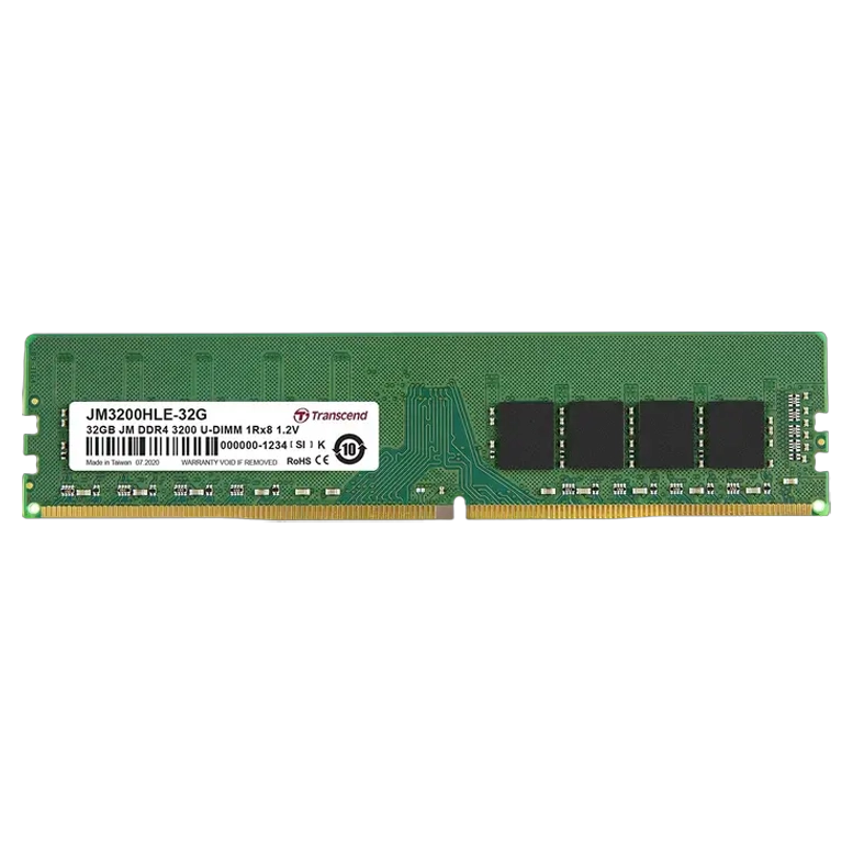 Memorie RAM Transcend PC25600, 32GB, Green