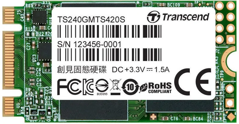 SSD накопитель Transcend 240GB (TS240GMTS420S)