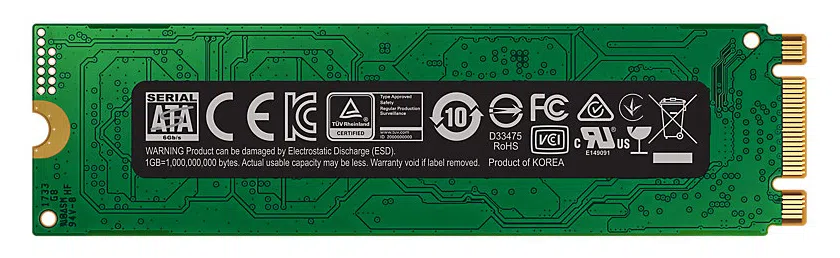.M.2 SATA SSD 500GB Samsung 860 EVO "MZ-N6E500BW" [R/W:550/520MB/s, 97K IOPS, MJX, V-NAND 3bit MLC]