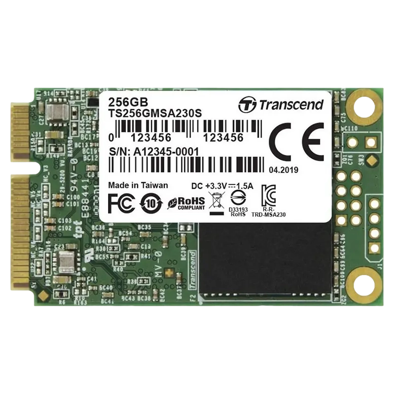 Накопитель SSD Transcend MSA230S, 256 ГБ, TS256GMSA230S
