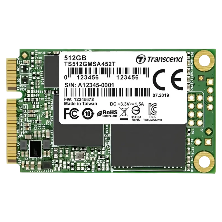 Накопитель SSD Transcend MSA452T, 512 ГБ, TS512GMSA452T