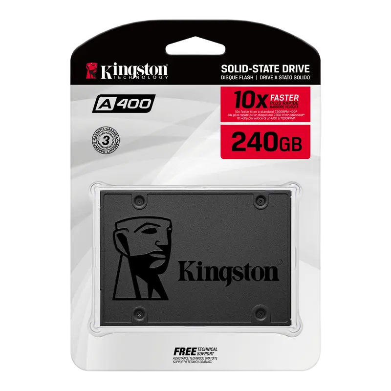 Накопитель SSD Kingston A400 240 ГБ, SA400S37/240G 3