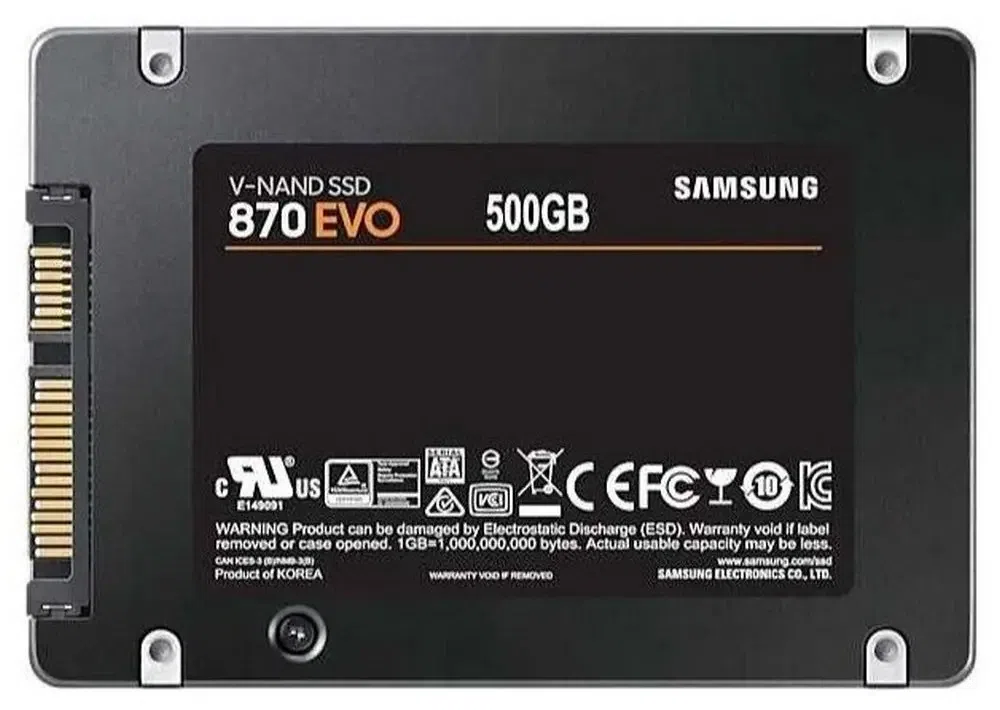 Накопитель SSD Samsung 870 EVO MZ-77E500, 500Гб, MZ-77E500BW 2