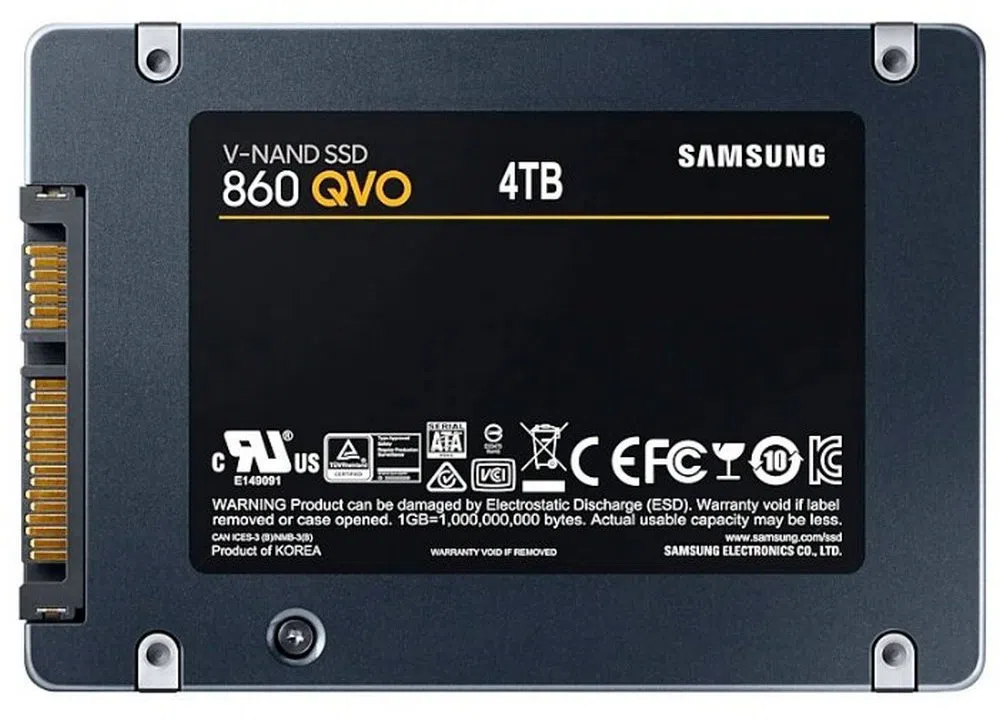 Накопитель SSD Samsung 870 QVO MZ-77Q4T0, 4000 ГБ, MZ-77Q4T0BW 5