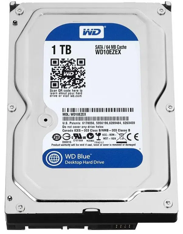 Жесткий диск Western Digital Caviar Blue, 3.5", 1ТБ (WD10EZEX) 2