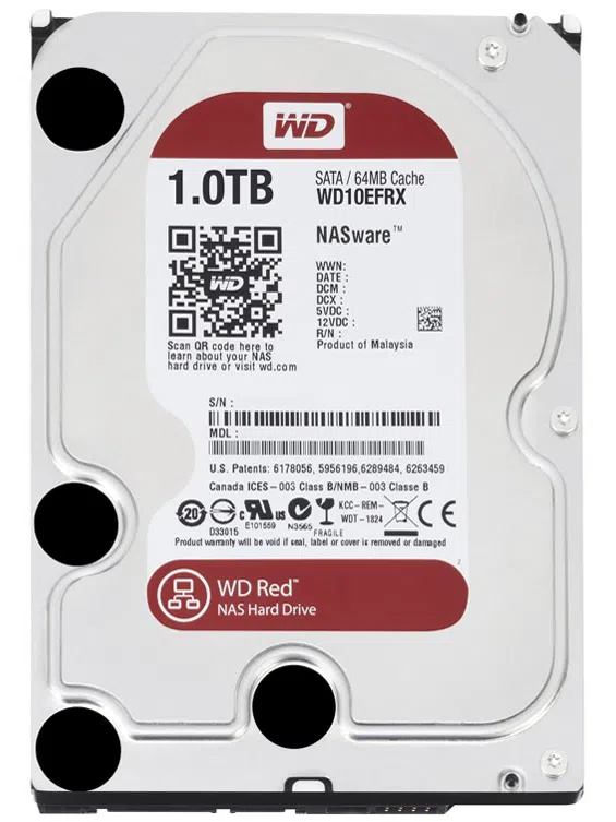 Жесткий диск Western Digital Caviar Red 1Tb (WD10EFRX)