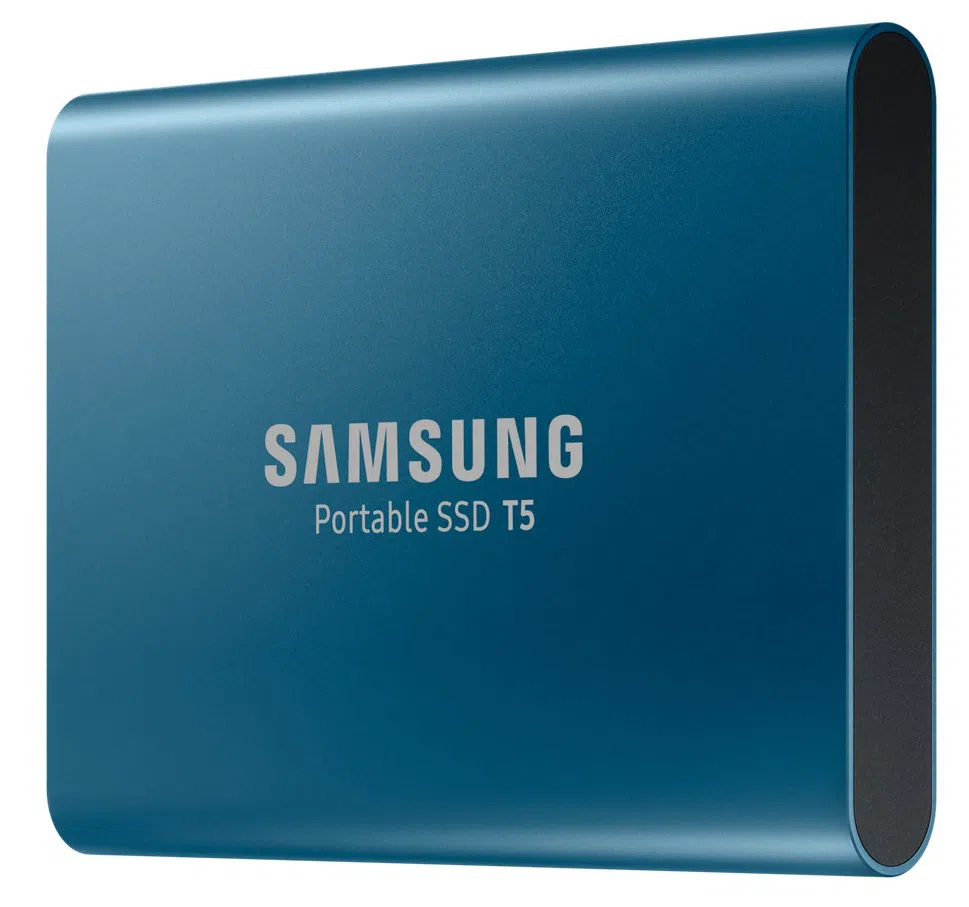 Внешний SSD Samsung T5 500Gb Blue (MU-PA500B/WW)