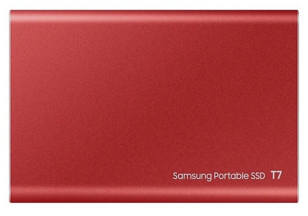SSD portabil extern Samsung Portable SSD T7, 500 GB, Roșu (MU-PC500R/WW) 2