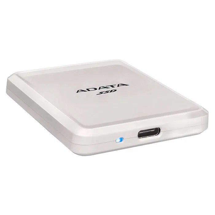 1.0TB (USB3.2/Type-C) ADATA Portable SSD "SC685", White (85x55x9.5mm, 35g, R/W:530/460MB/s)