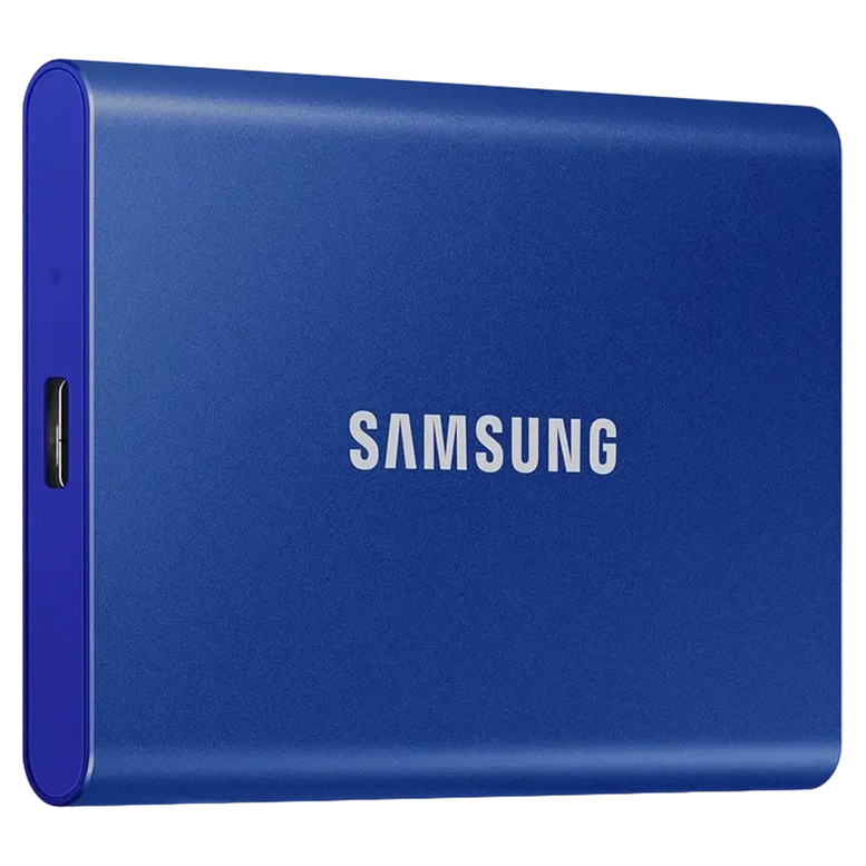 SSD portabil extern Samsung T7, 1 TB, Albastru