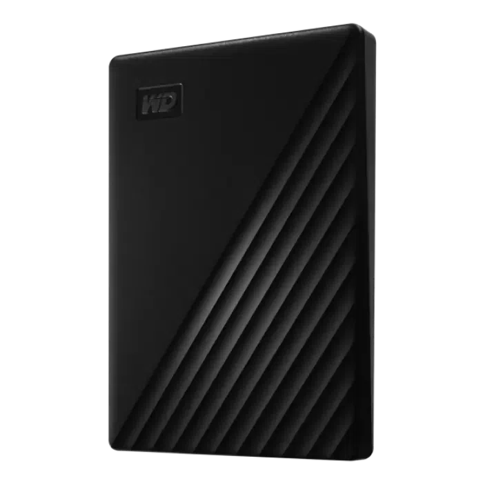 Внешний портативный жесткий диск Western Digital WD My Passport, 2ТБ, Чёрный 3