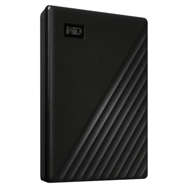 Внешний портативный жесткий диск Western Digital WD My Passport, 2ТБ, Чёрный