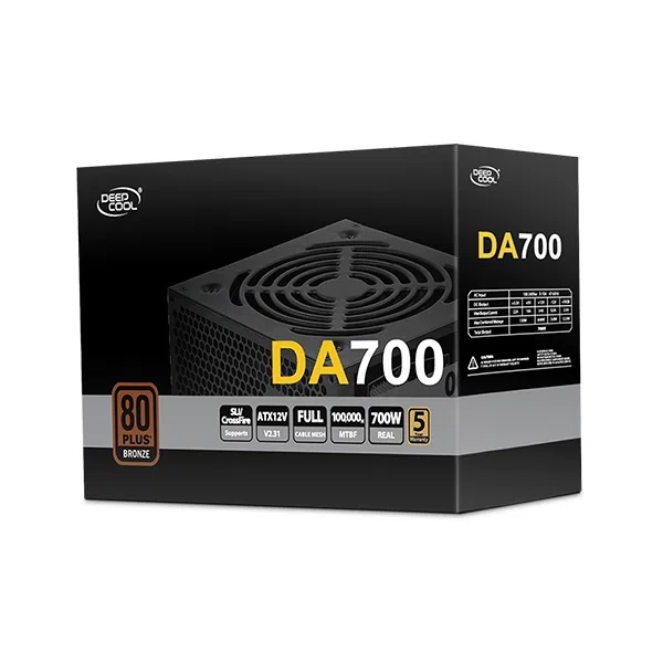 Блок питания для компьютеров Deepcool DA700N, 700Вт, ATX, --