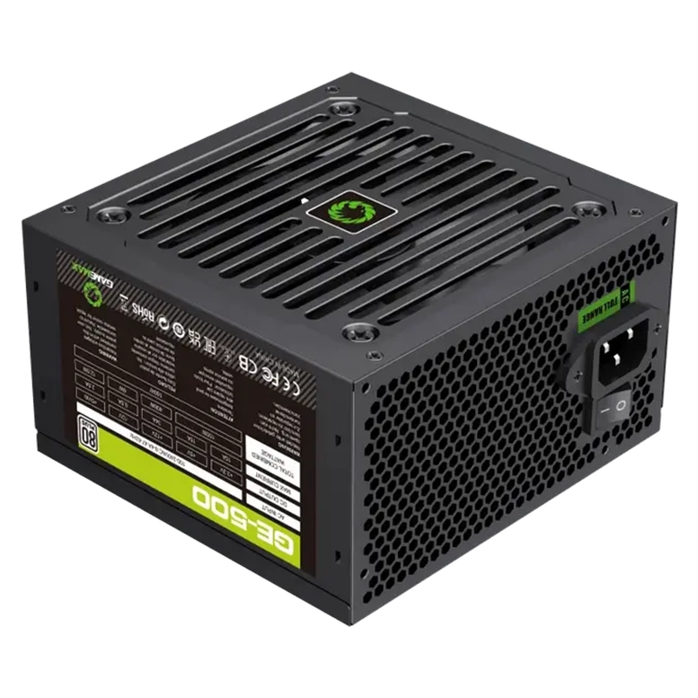 Sursă Alimentare PC Gamemax GE-500, 500 W, Negru