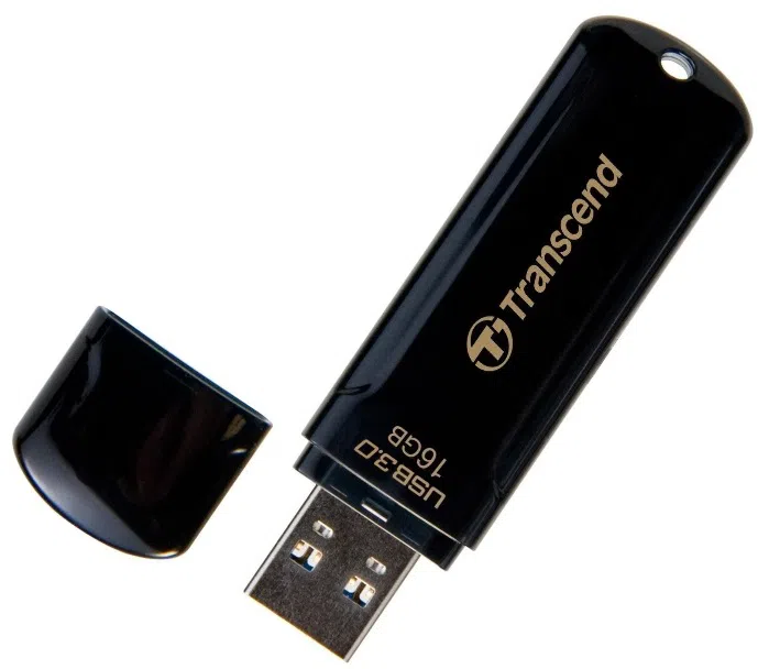 Флеш-накопитель Drive Transcend JetFlash 700, 16 Гб, Black 2