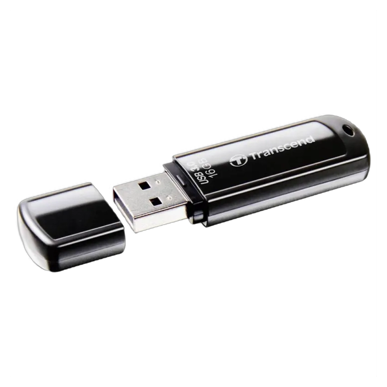 Флеш-накопитель Drive Transcend JetFlash 700, 16 Гб, Black