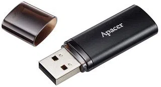 Флеш-накопитель Apacer AH25B, 64 ГБ, Black 3