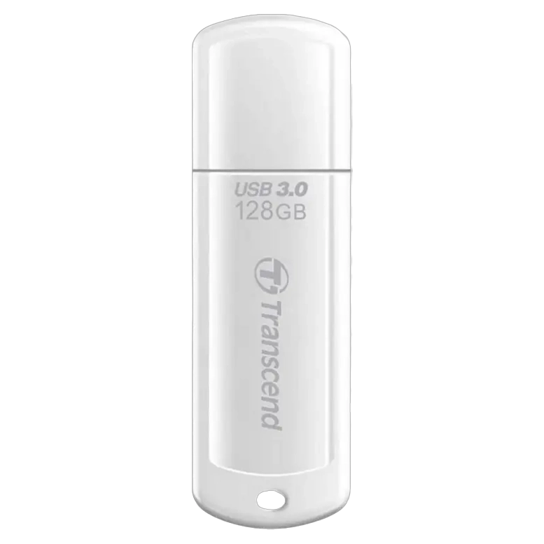 Флеш-накопитель Transcend JetFlash 730, 128 Гб, White