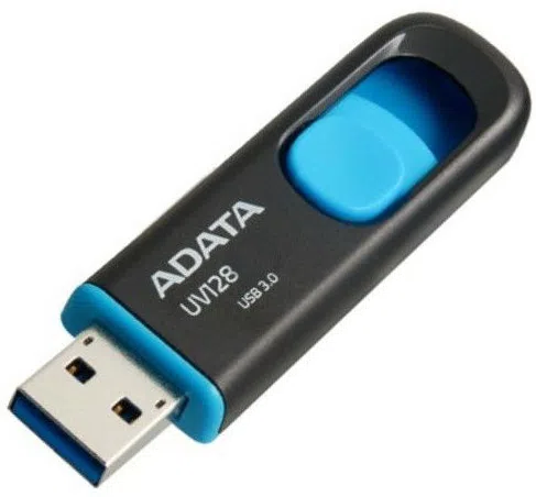 Флеш-накопитель Adata UV128 16Gb Black-Blue