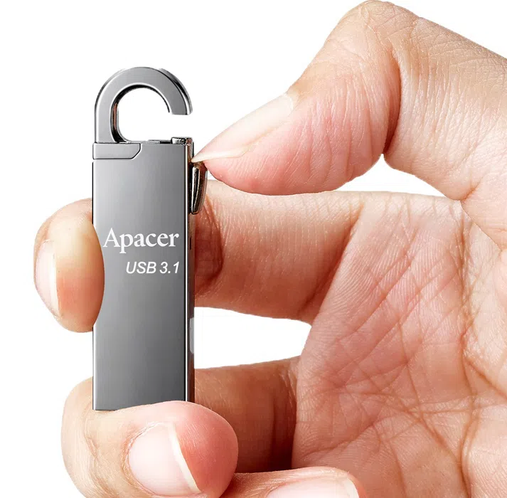 Флеш-накопитель Apacer AH15A, 128 ГБ, Dark Gray 3
