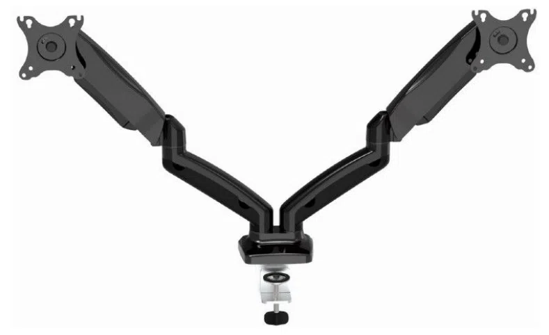 Table/desk stand for 2 monitors Gembird MA-DA2-01, 13"-27", max.7kg, VESA: 75x75, 100x100