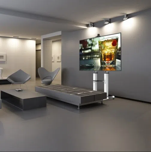 Напольная стойка для ТВ Reflecta 100VC-Shelf 60-100" 800x600mm 2