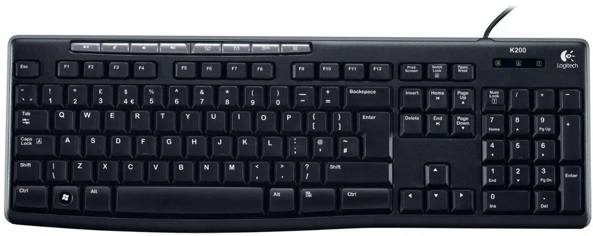 Клавиатура Logitech K200 Black