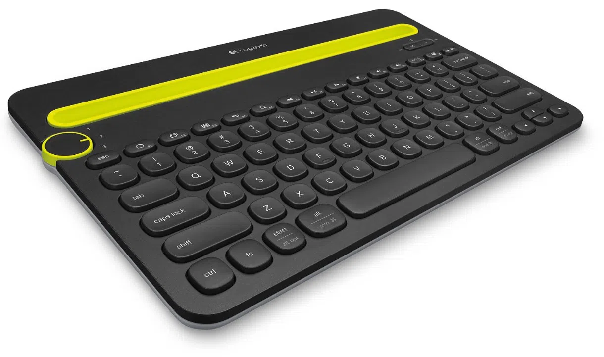 Wireless Keyboard Logitech K480 Multi-Device, Compact, FN key, Cradle, Bluetooth, 2xAAA, Black 4