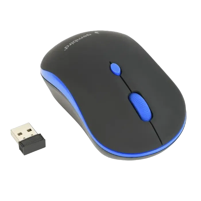 Mouse Wireless Gembird MUSW-4B-03-B Black/Blue 2