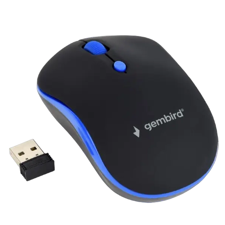 Mouse Wireless Gembird MUSW-4B-03-B Black/Blue