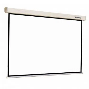Manual Screen 1:1 Reflecta CrystalLine Rollo, 240x240cm/236x236cm view area, Softlift, BB, 1.0 gain