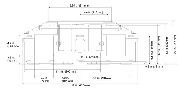 Suport pe perete Epson ELPMB45, Alb 2