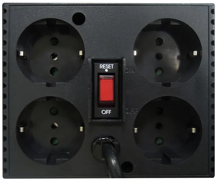 Стабилизатор напряжения PowerCom TCA-1200 Black 2